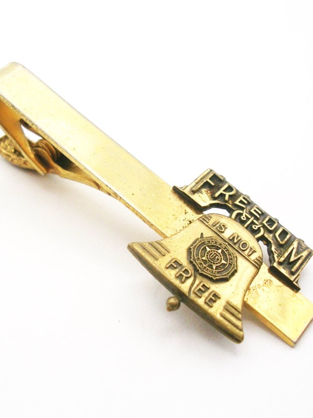 Vintage American Legion Tie Clip Bar Veteran Group Men Formal Wear